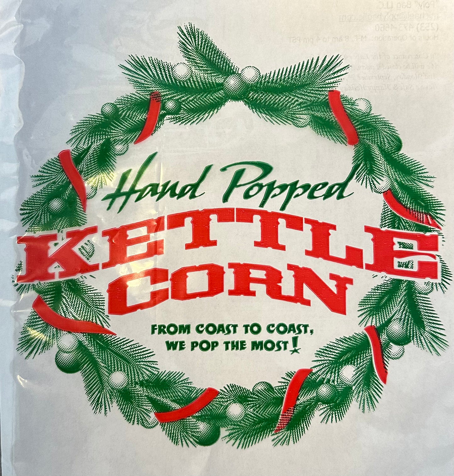 Holiday Kettle Corn Bags - Poly Bag LLC